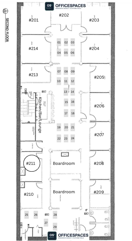 Private Office #211 - 210 Sqft - 24/7 Access / Monthly
