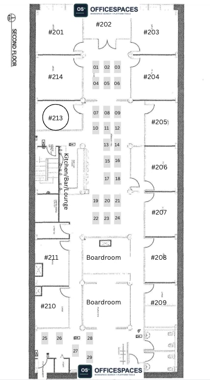 Private Office #213 - 190 Sqft - 24/7 access / Monthly