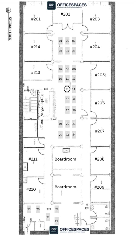 Workstation # 13 - 24/7 Access - Monthly