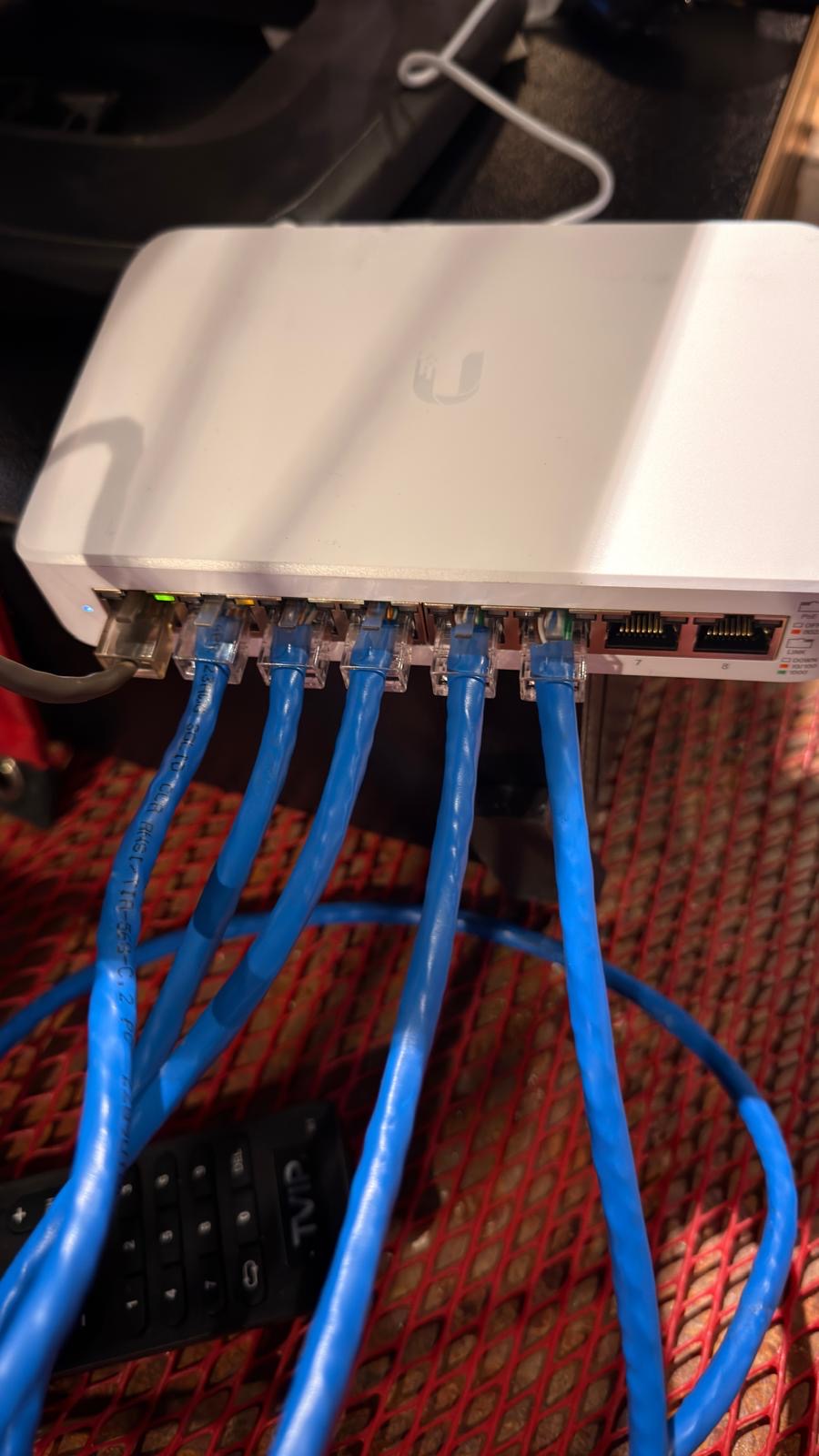 Organized communications cabling installation