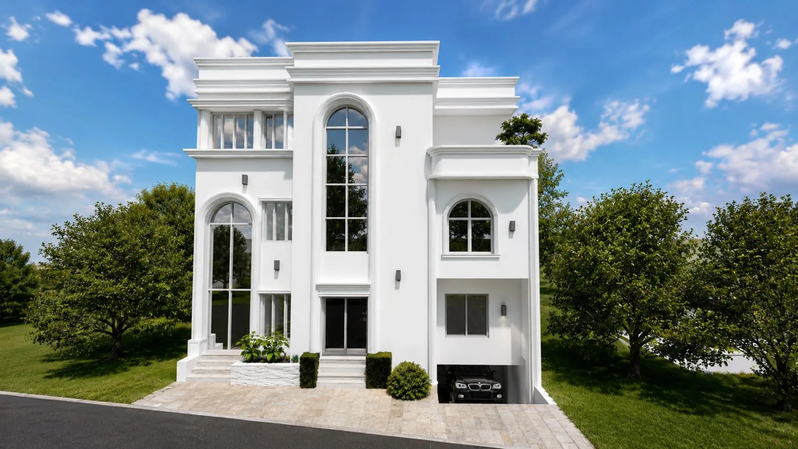 3 Floor Villa Design
