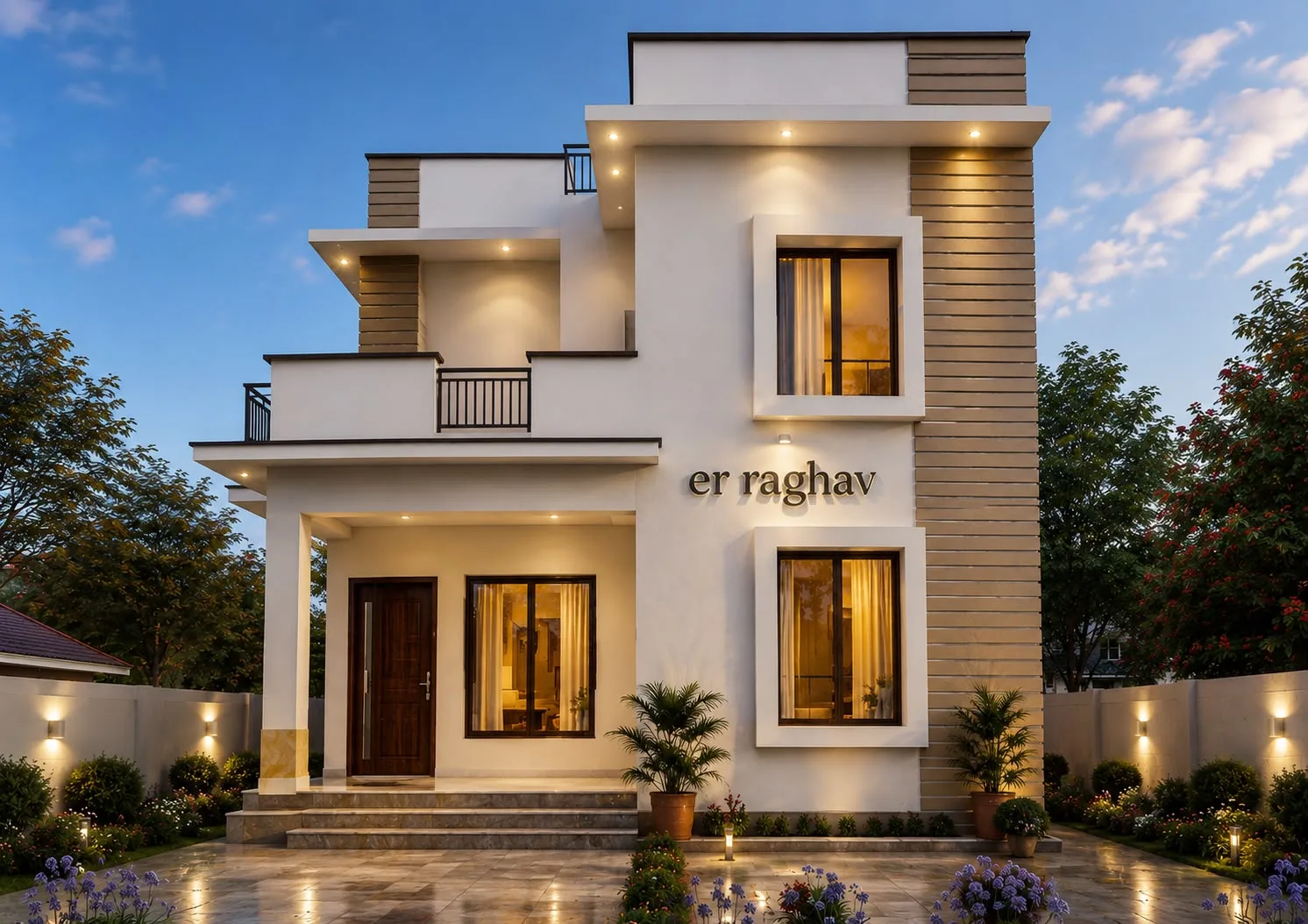 1.5 Floor House Design