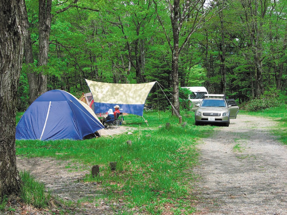 camping tour japan