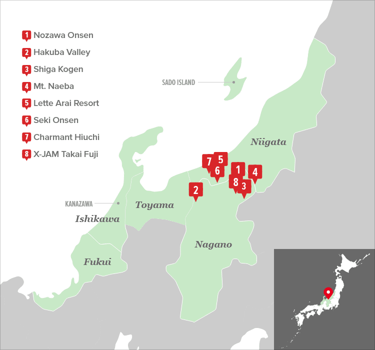 Traversing the terrain of northwestern Japan