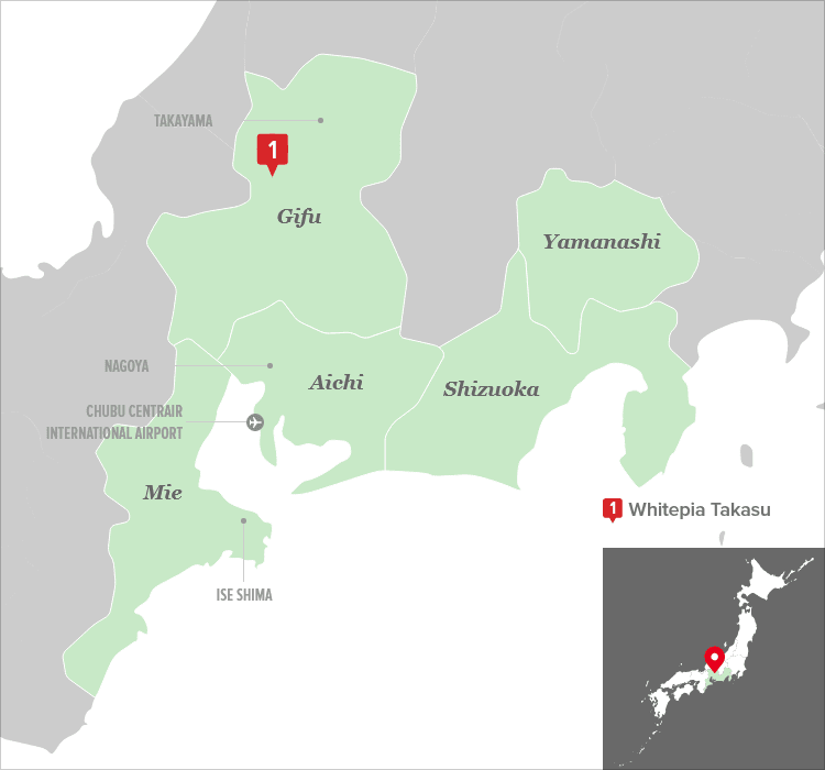 Heaps of snow in central Honshu along the Pacific Ocean