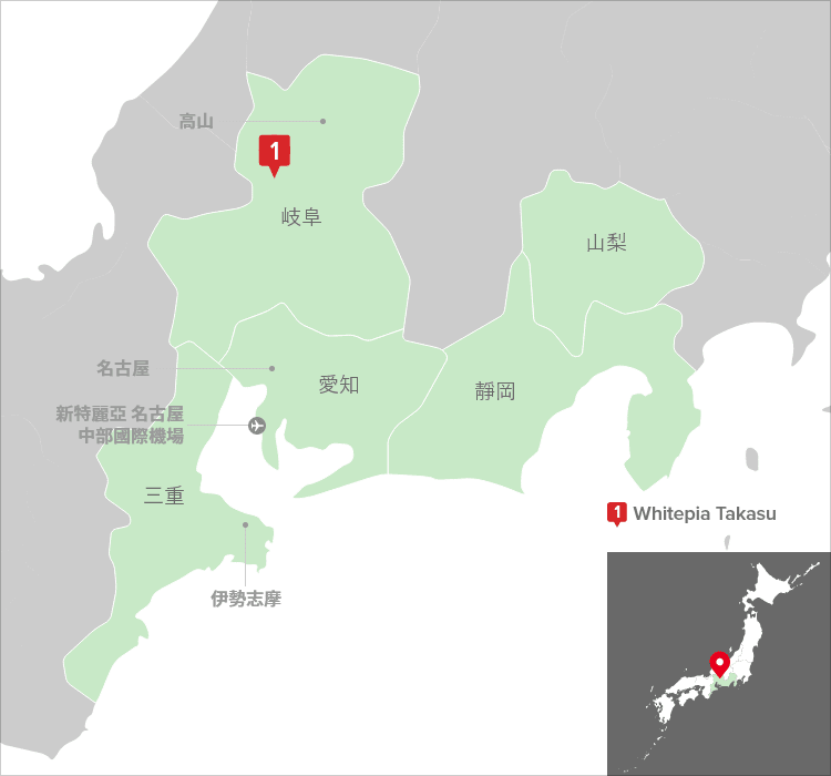 本州中部太平洋沿岸的成堆白雪