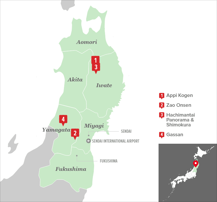 Quiet slopes and backcountry adventure in lesser-explored Tohoku