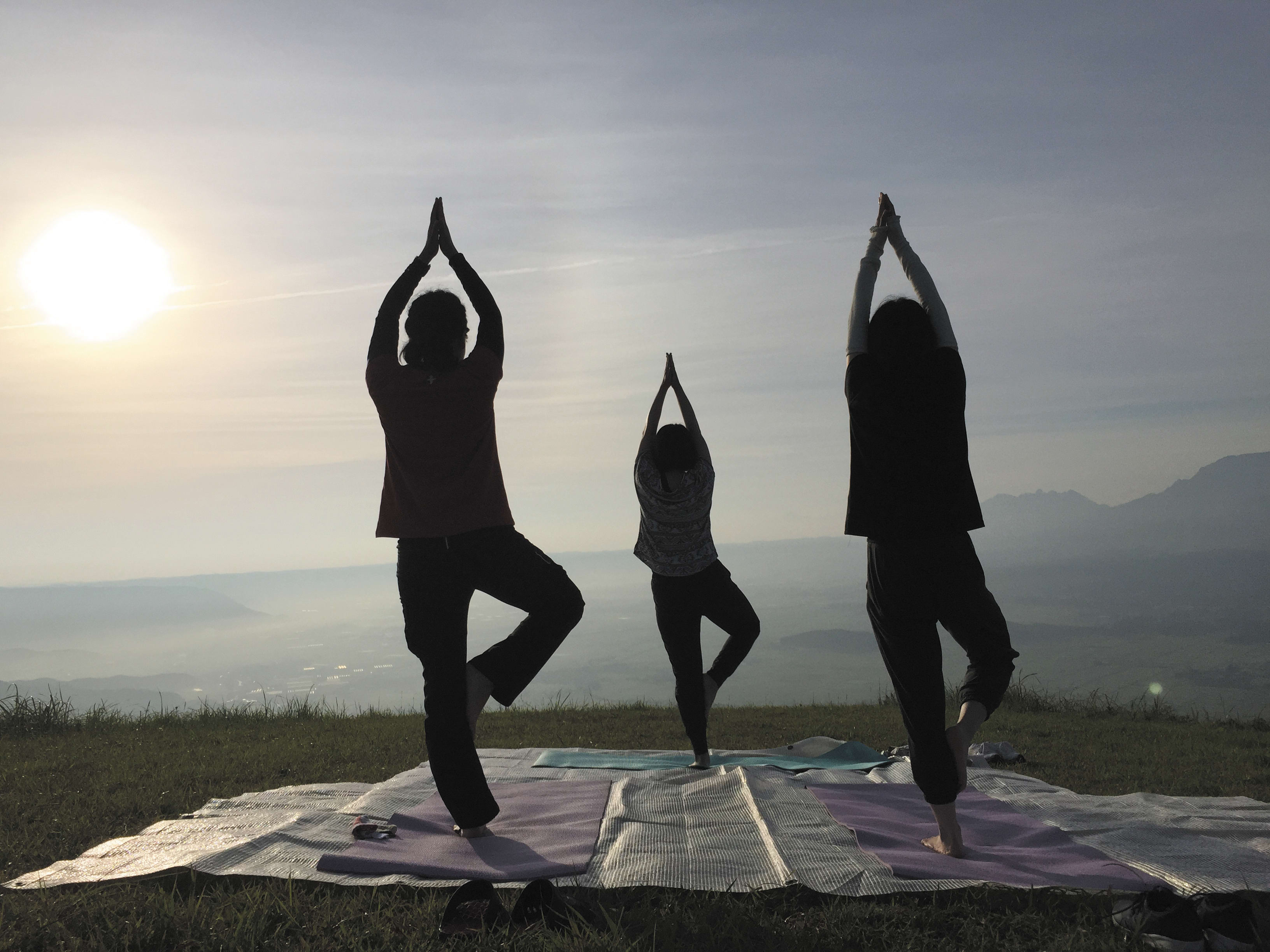 A Yoga Class in a Secret Spot National Parks of Japan