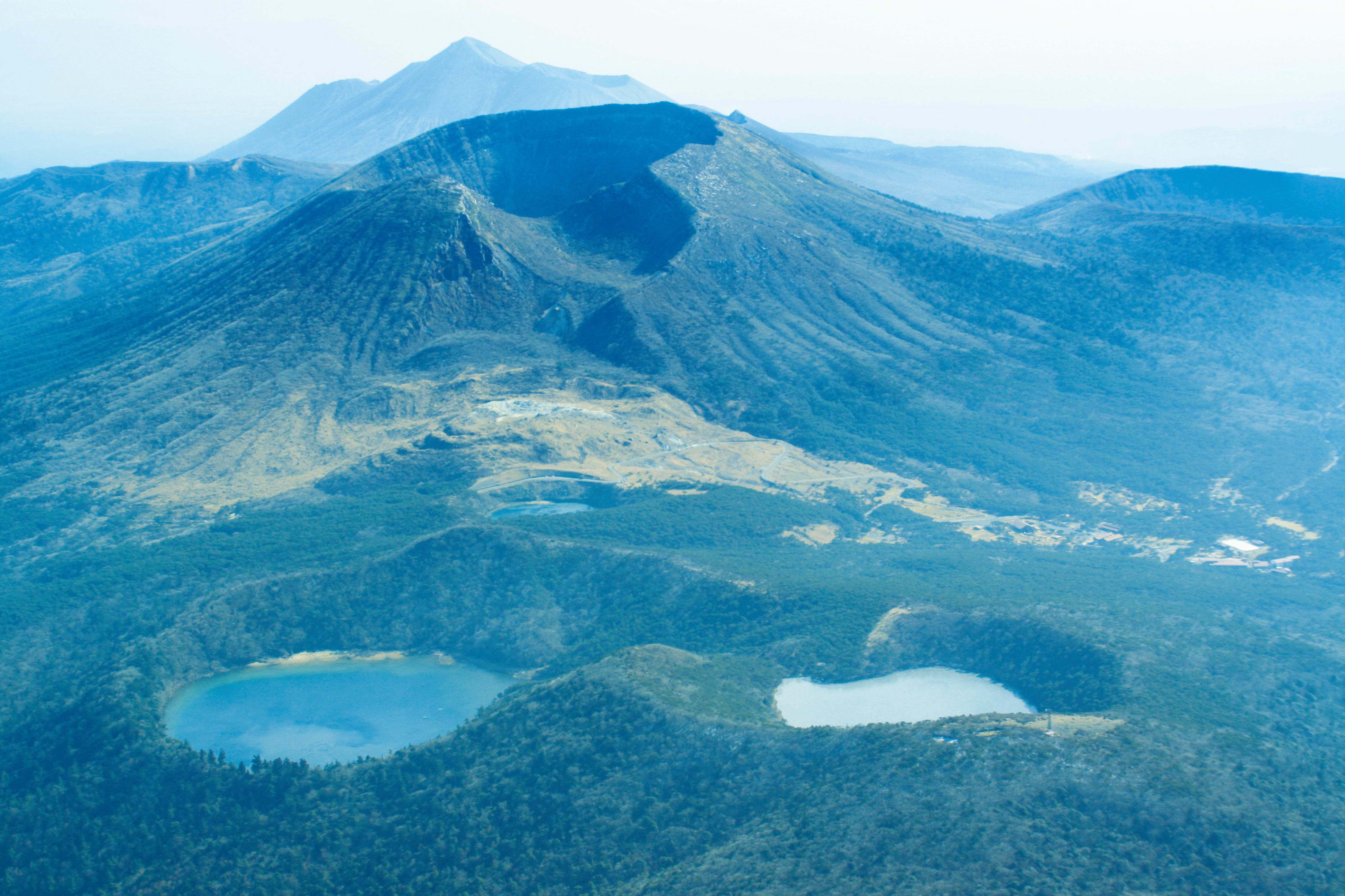 A Flying Tour of the Kirishima Mountain Range National Parks of Japan