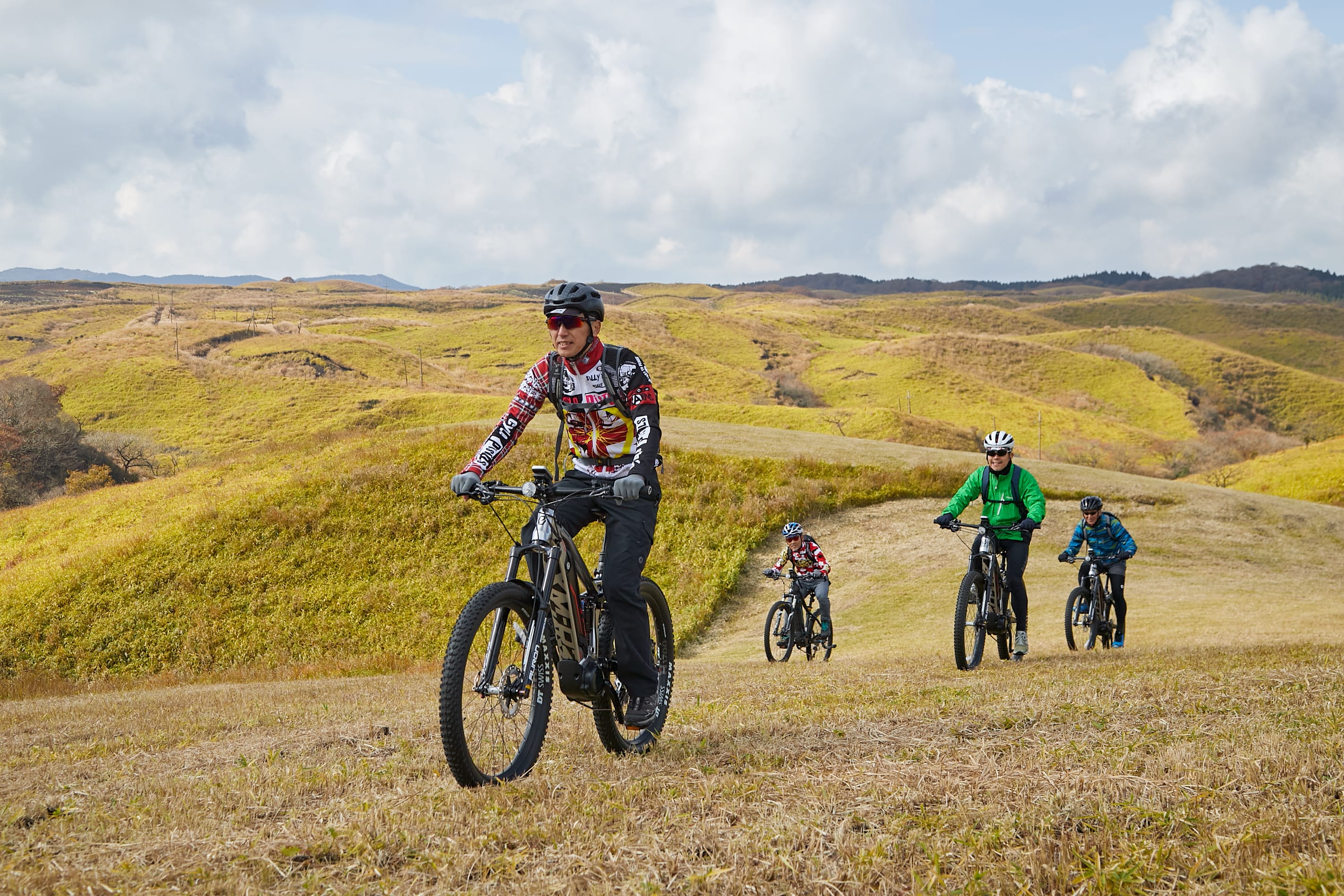 Walk or Cycle Through the Aso Grasslands National Parks of Japan