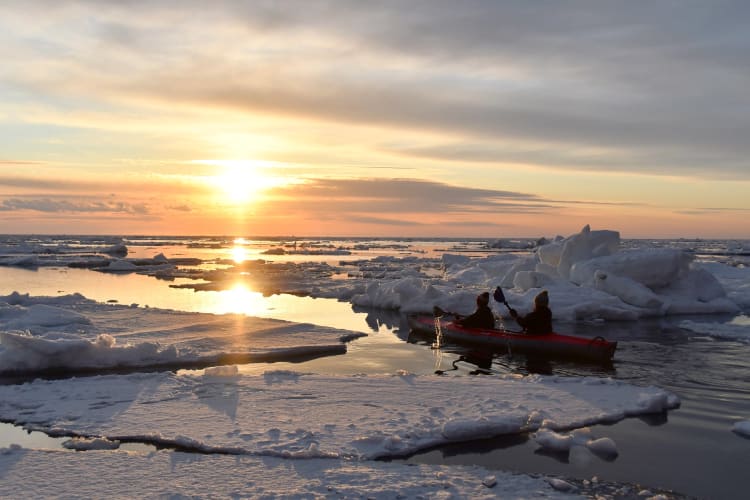 Drift Ice Kayaking