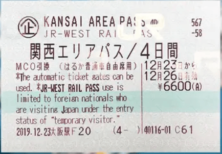 KANSAI AREA PASS