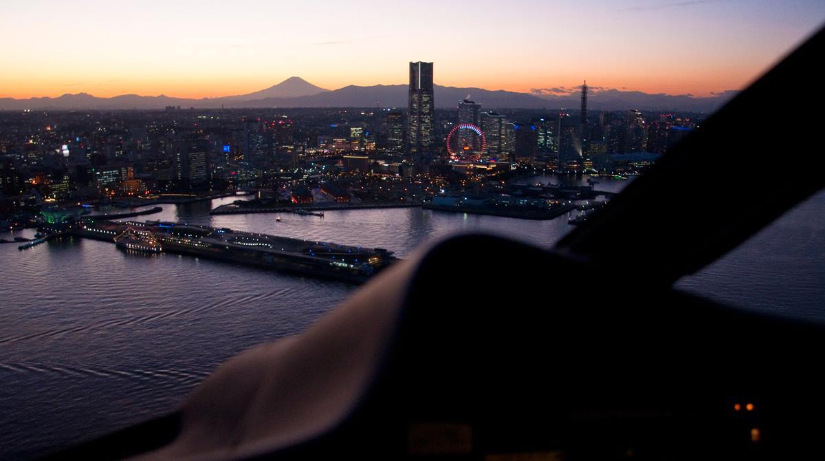 Yokohama Helicopter Flights Japan National Tourism Organization (JNTO)