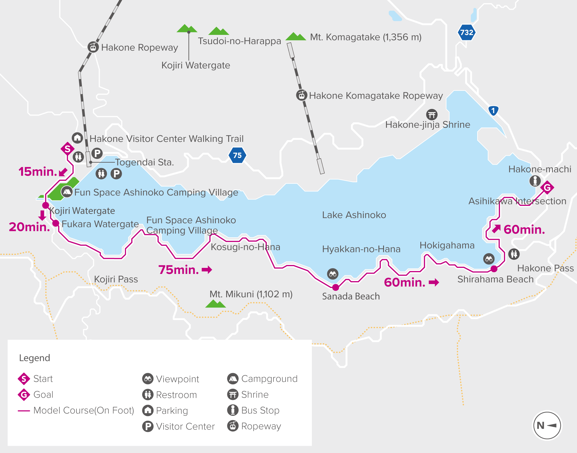 Lake Ashinoko West Bank Trail | National Parks of Japan