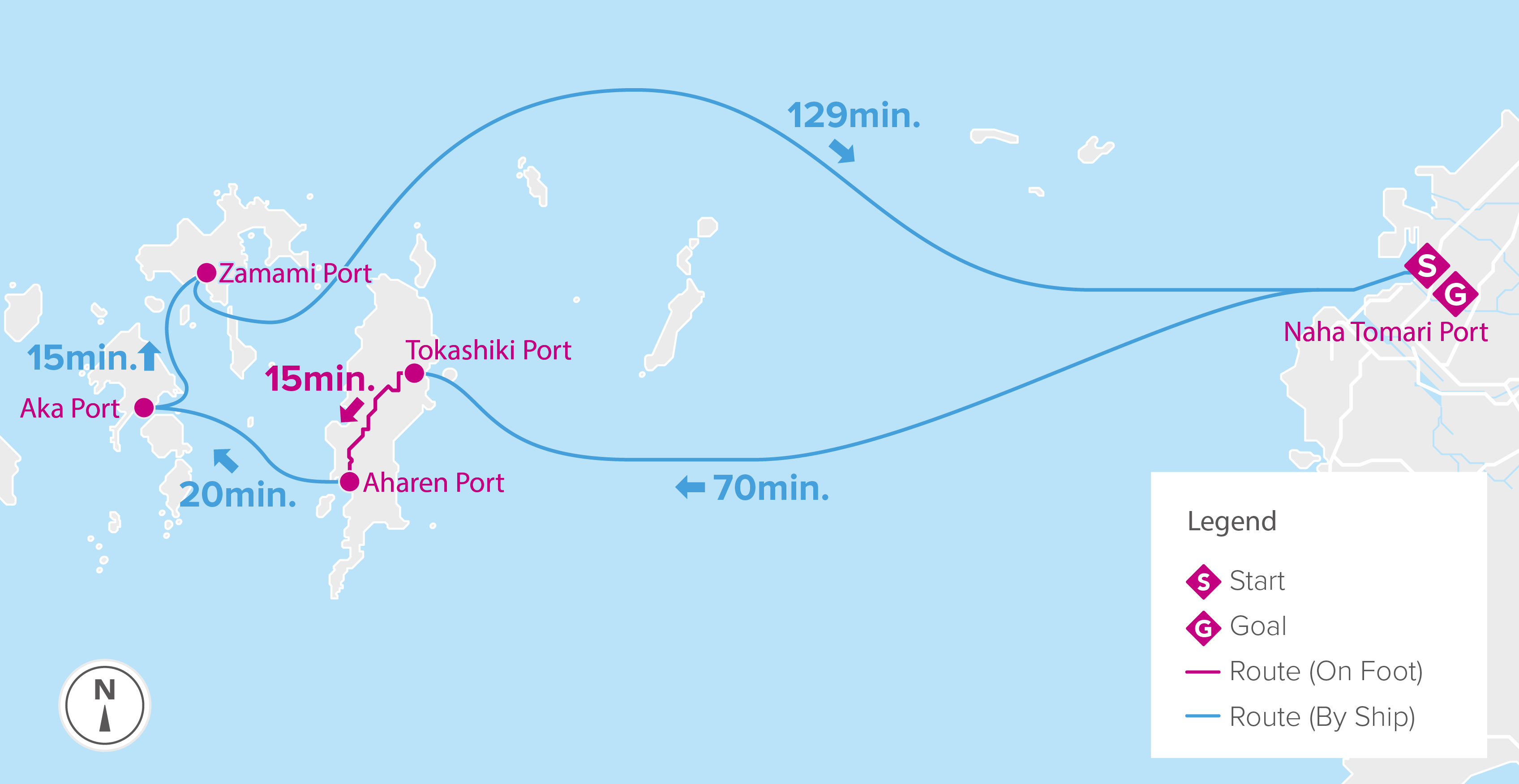 075 Keramashoto National Park Kerama Three Island Circuit Map 202106 Mroqyl