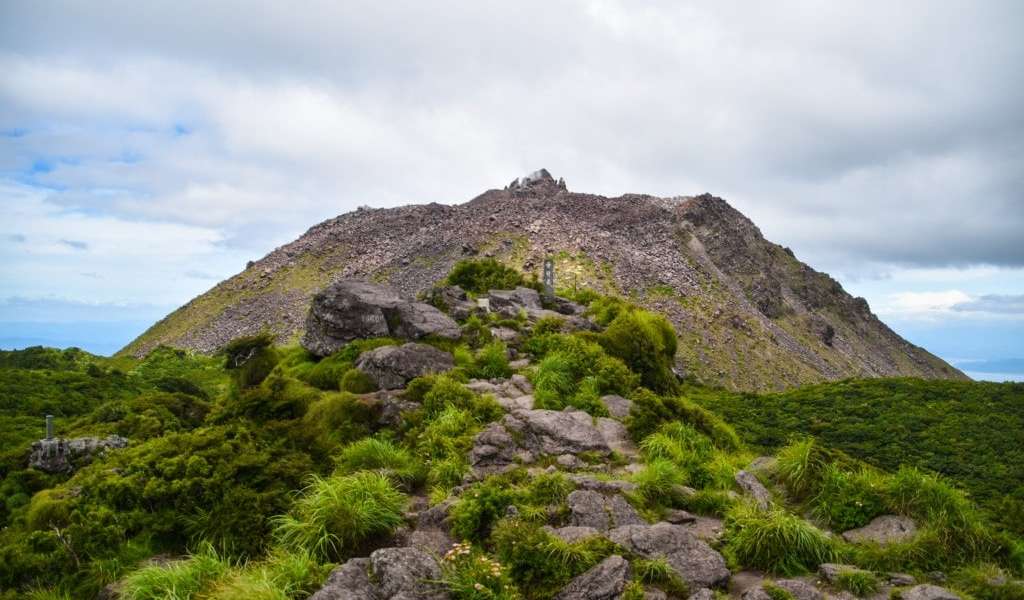 Views of the top of Fugen-Dak in Unzen Amakusa National Park