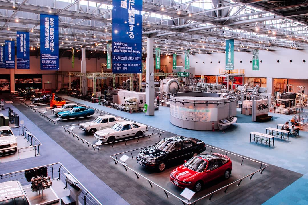 Toyota Commemorative Museum of Industry and Technology in Aichi Prefecture.