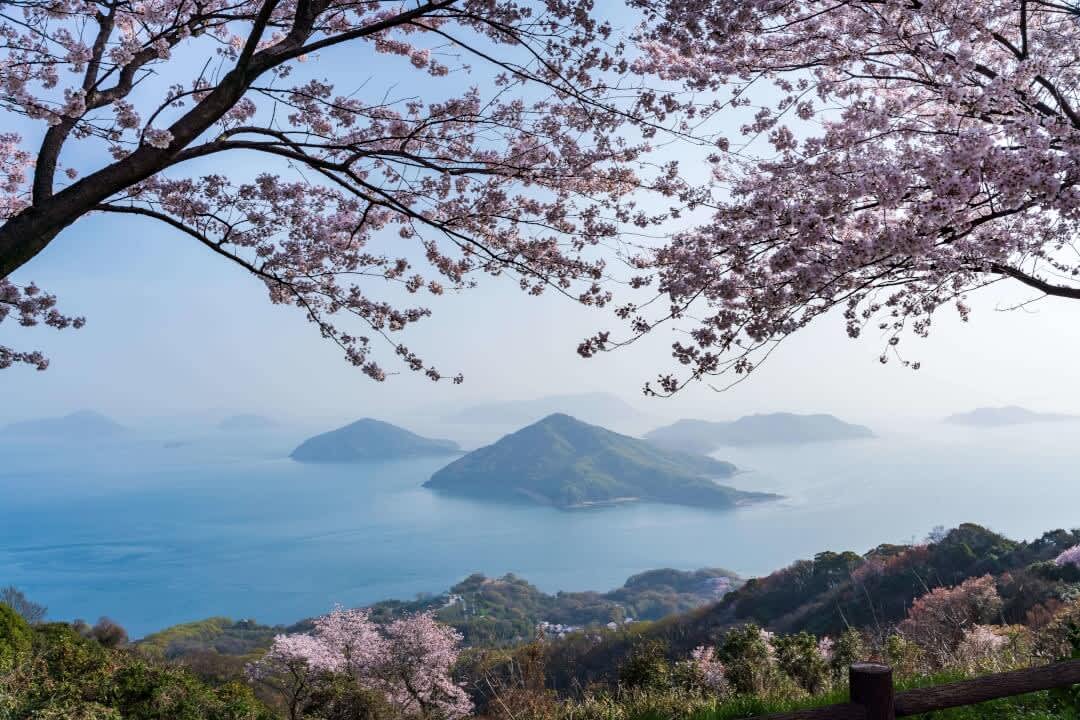 Mt Shiude in Kagawa Prefecture