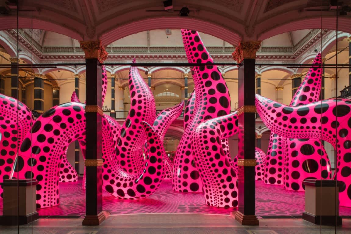 Japanische Kunst In Deutschland Ausstellung Yayoi Kusama Eine 