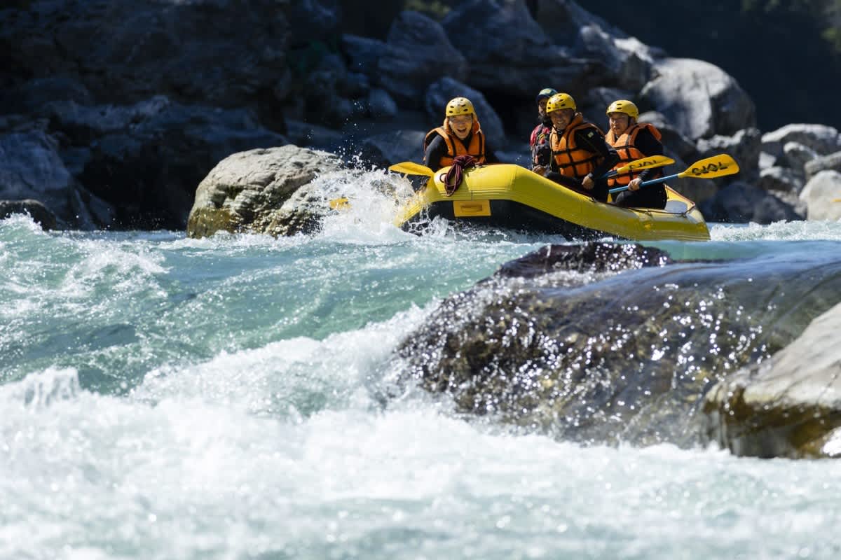 Oboke Rafting in Oboke Gorge Tokushima Prefecture