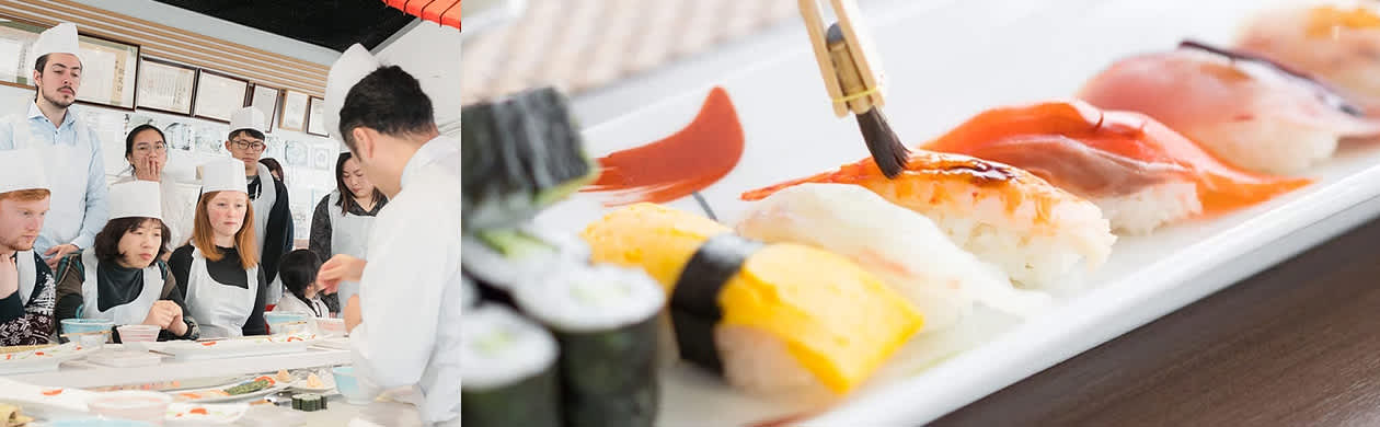 Sushi workshop with a world-class chef at KAMO Aquarium