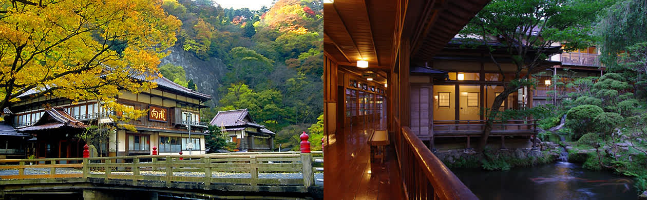 Mukaitaki Ryokan at Higashiyama Onsen in Aizu-Wakamatsu City