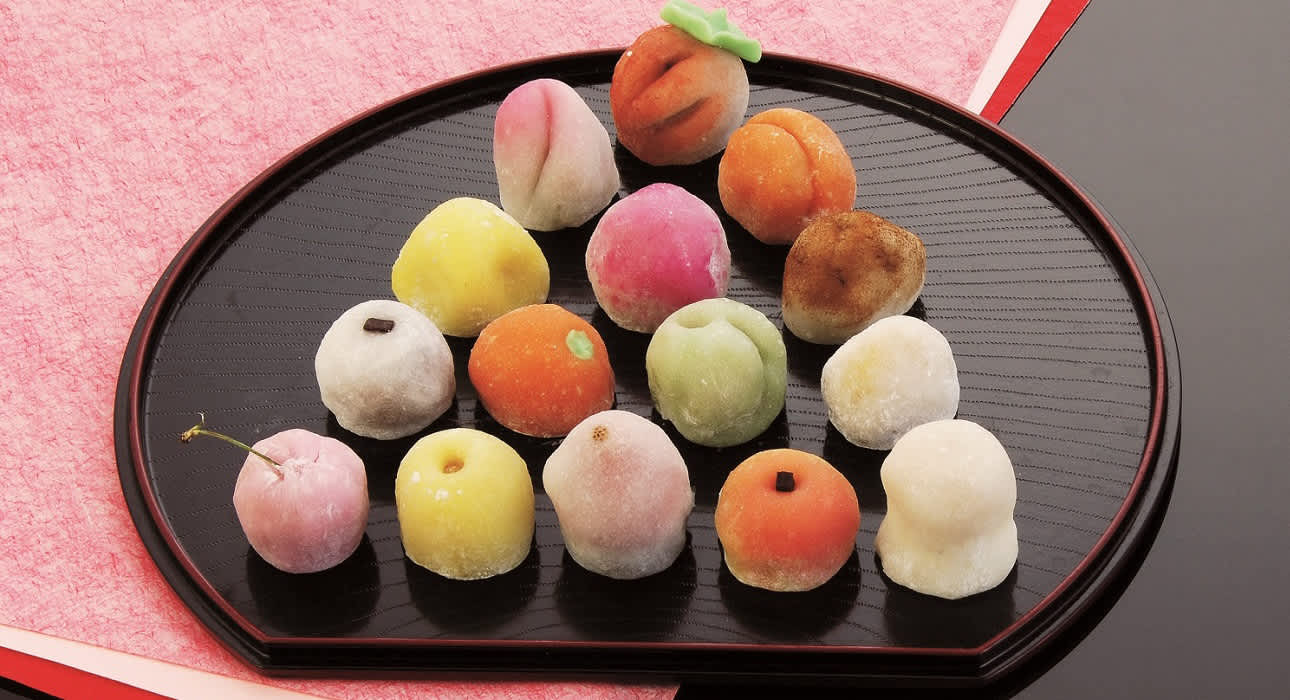 cute daifuku rice cake