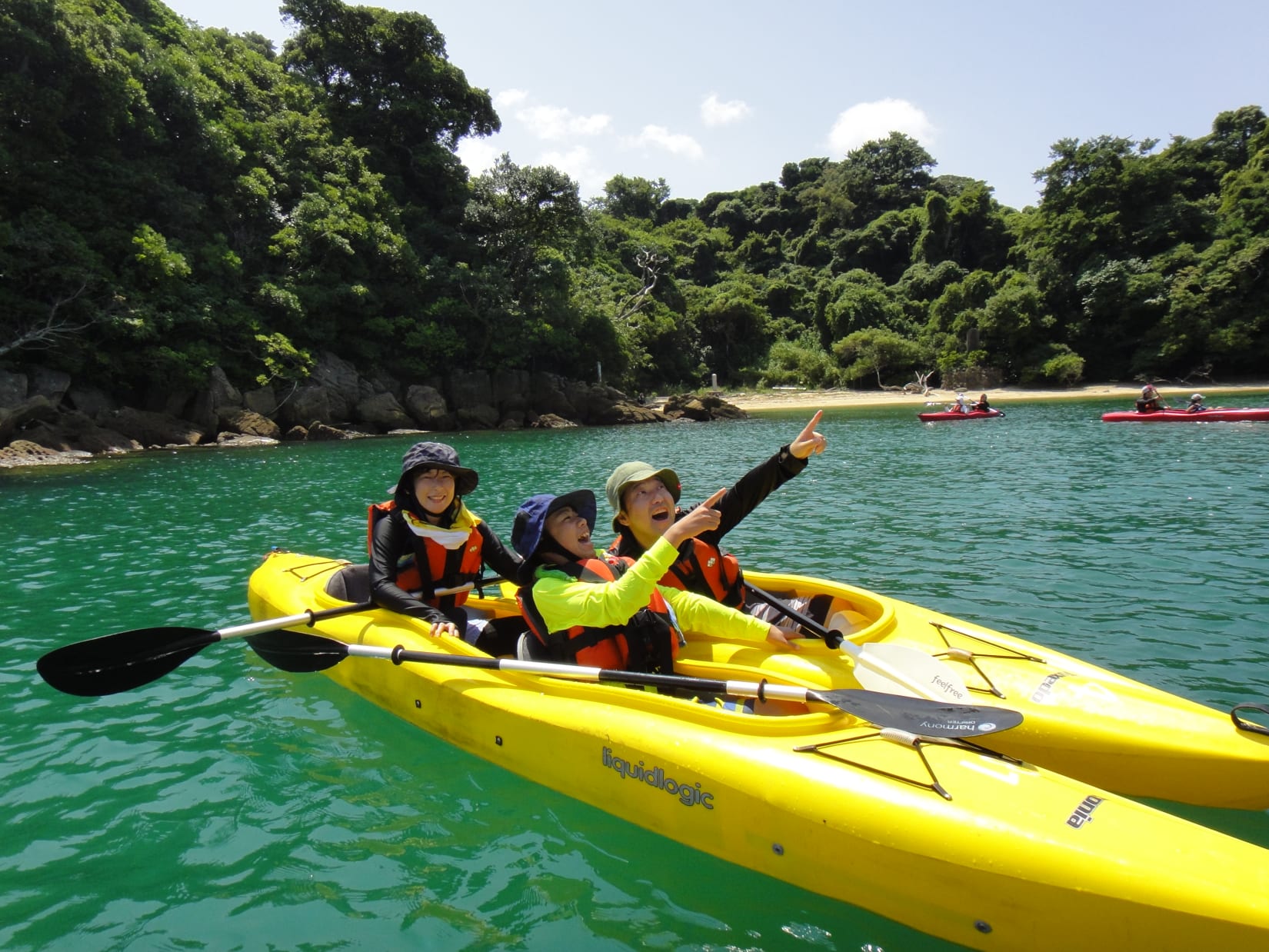 A Guided Sea Kayak Tour of Tanabe Bay National Parks of Japan