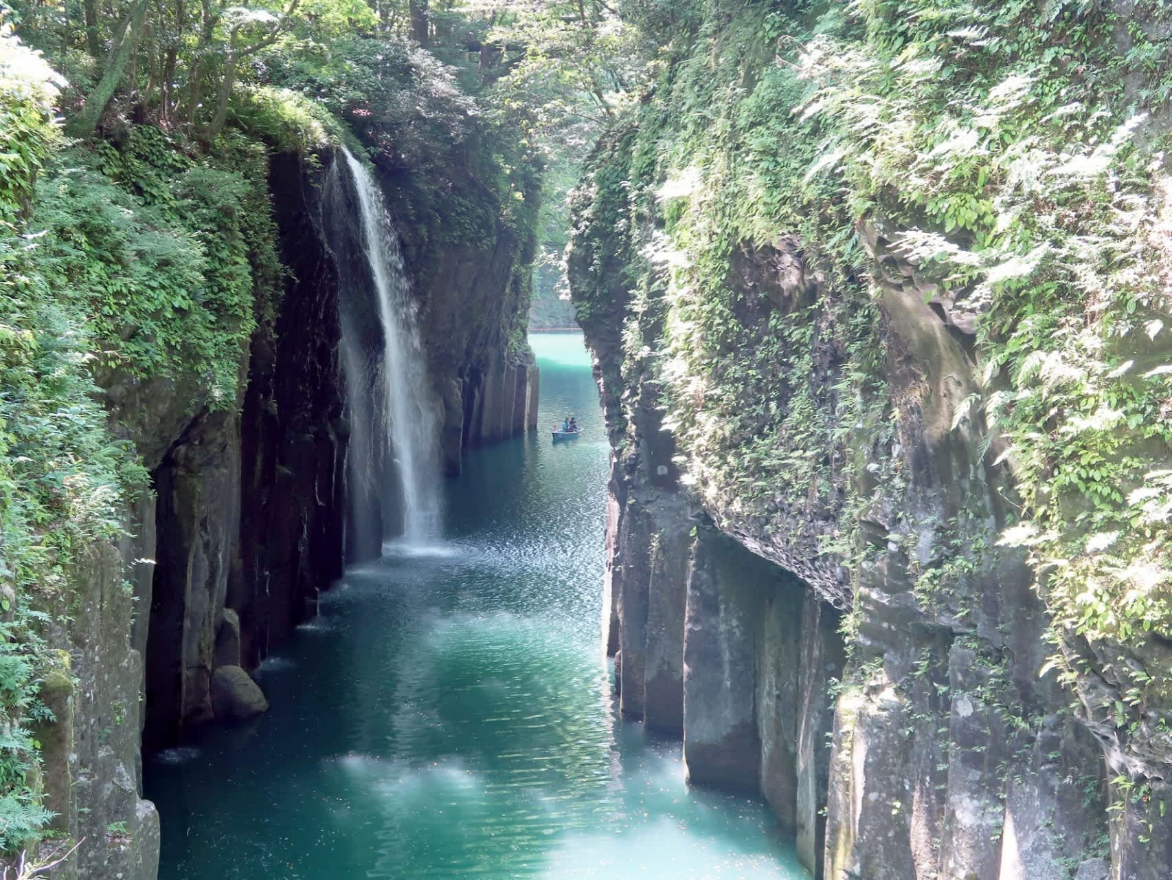 visite en bateau des gorges de Takachiho