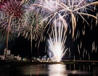 Toyohashi Gion hand pipe fireworks festival