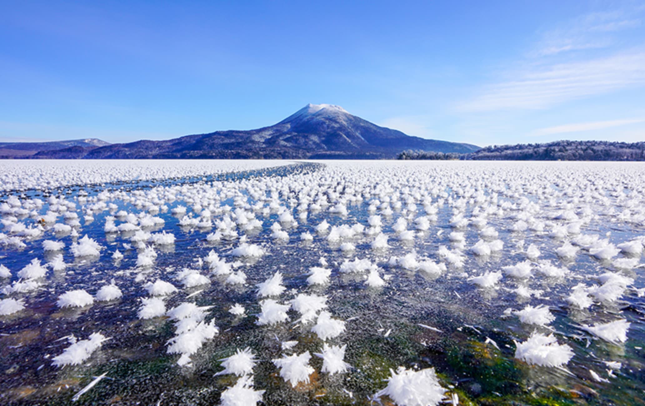 Lake Akan Frost Flowers