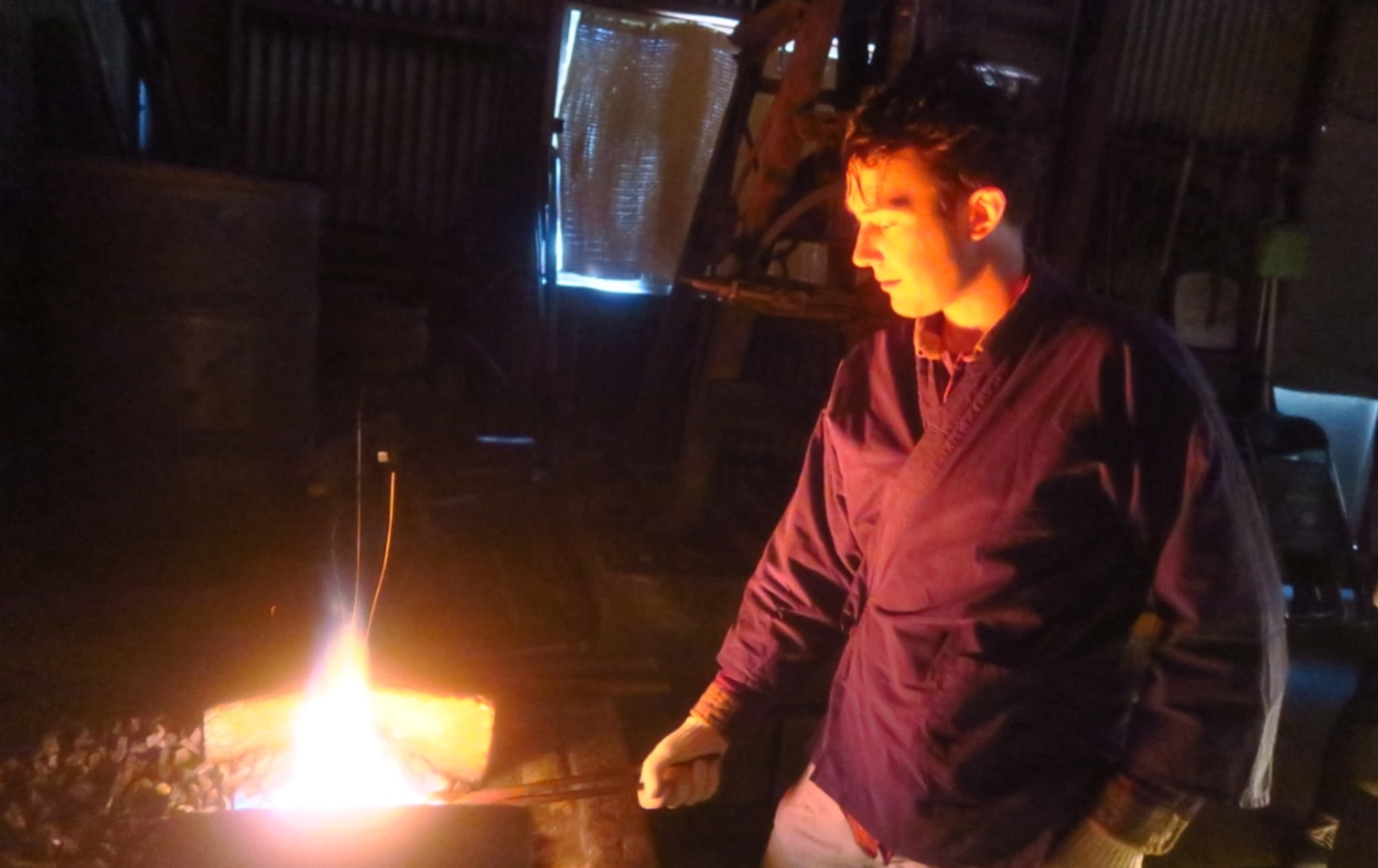 Blacksmithing Experience near the Shimanto River