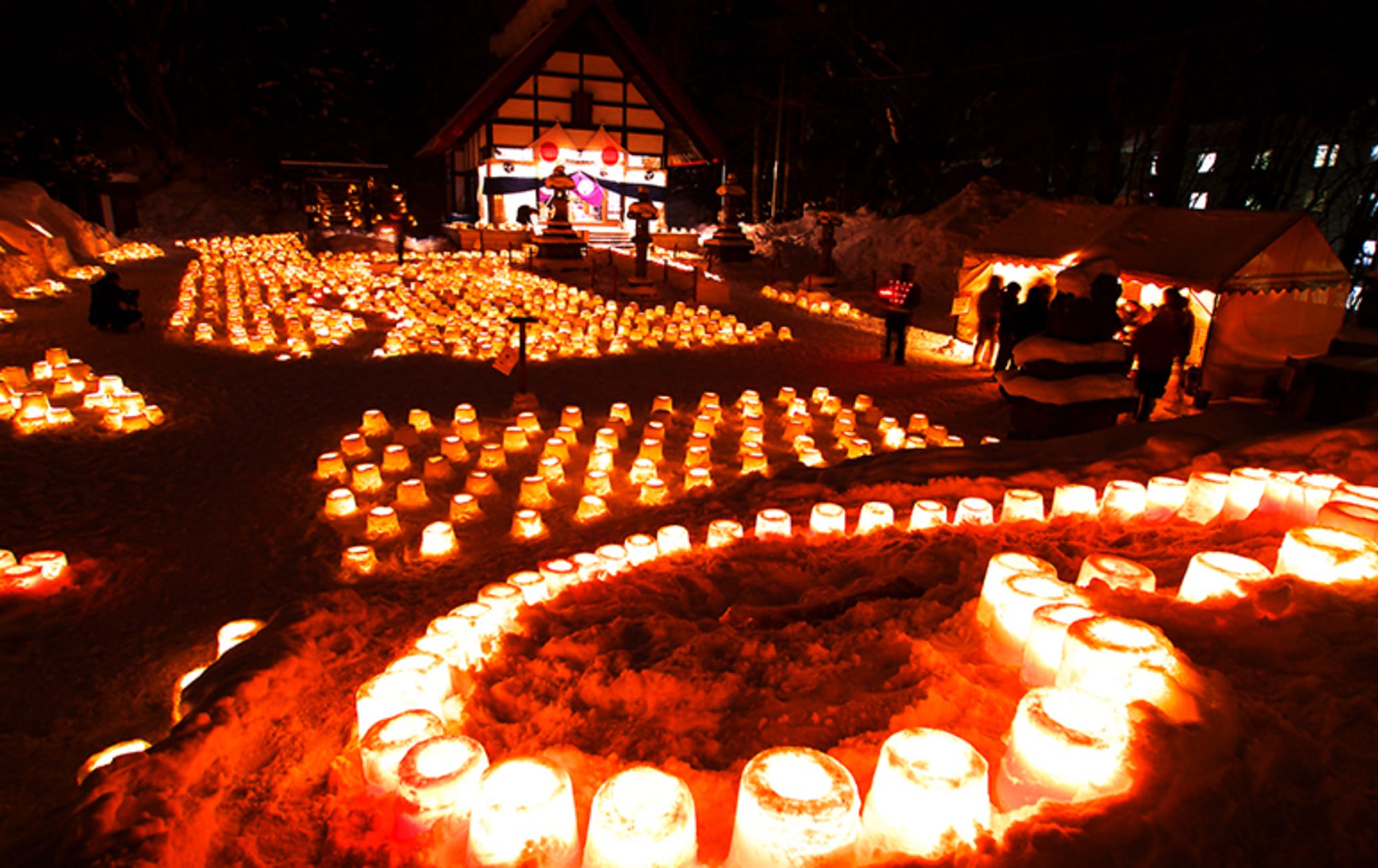 Festival Yukitoro de Jozankei Onsen