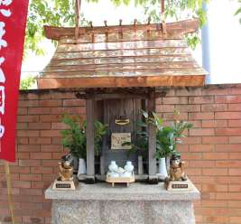 a shrine for cat Tama-chan in Kishi Station