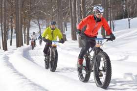 fat biking in winter