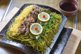 Cooked on a Roof Tile Yamaguchi’s unique Kawara Soba