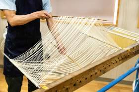 五島うどんづくり