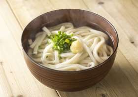 Japanese udon noodles