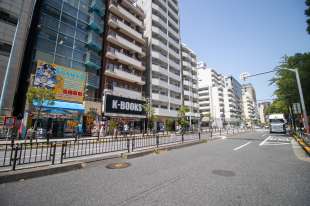 the major stores in Otome Road (Maiden Road)