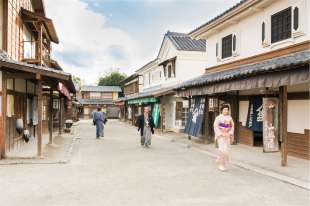 traditional costumes in Toei Kyoto Studio Park