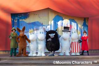 a beloved family of adventurous trolls and their many friends in Moominvalley Park