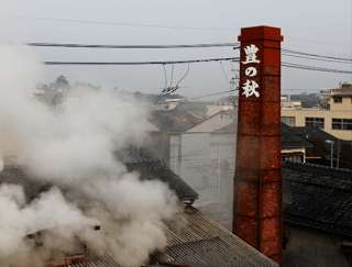 sake that soars the skies factory in Matsue