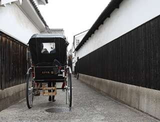 Japanese Denim Street in Kurashiki City in Okayama Prefecture