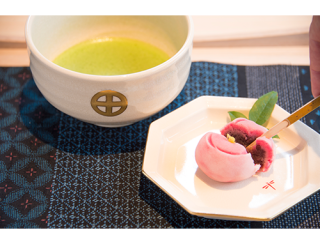 food in Sengan-en Matcha café in Kagoshima