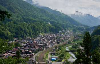 narai juku scenery