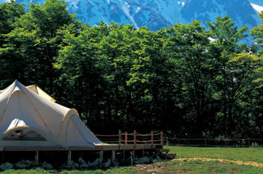 Camping at Hakuba