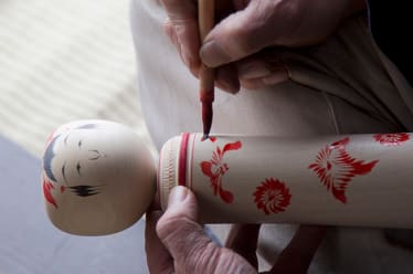 Kokeshi Making in Miyagi