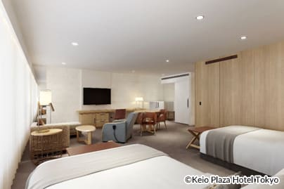 Newly Opened Universal Design Guests Rooms Keio Plaza Hotel