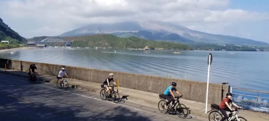 Cycling in Kagoshima