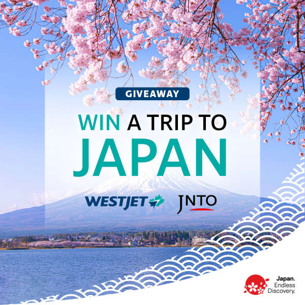 JNTO Presents A Chance to Win a RoundTrip Flight for Two to Japan